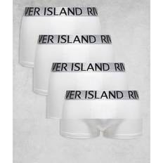 River Island Underwear River Island Contrast Waistband Trunks - White