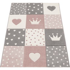 Jute Rugs Kid's Room Paco Home Cosmo 339 Pink 31.5x59.1"