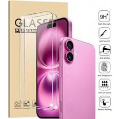 Screen Protectors Shein Tempered Glass Screen Protector Apple 16 Plus 2 Pcs