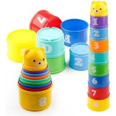 Stacking Toys Shein 9pcs Baby Educational Stacking Cups Set