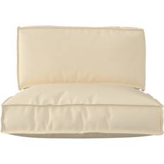 vidaXL Delars Pallet Dyna Chair Cushions Beige