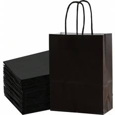 Shein Medium Size Black Kraft Paper Bag 16x22x8cm