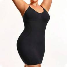 Under Dresses on sale Shein Plus Size Solid Color Seamless Mini Shaping Dress