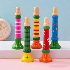 Toy Wind Instruments Shein Wooden Kid's Small Trumpet Toy