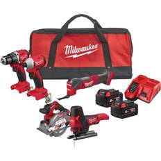 Milwaukee Kolborstfri Set Milwaukee M18 BLCPP5A-502B (2x5.0Ah)