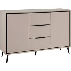 Livetastic Arona Beige/Black Sideboard 135x90cm