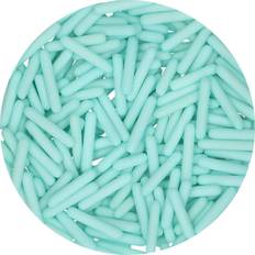 Funcakes Cake Sprinkles Sugar Sticks XL Matt Blue Kakepynt