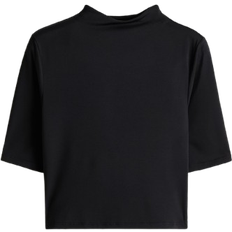 H&M Turtleneck Microfibre Top - Black