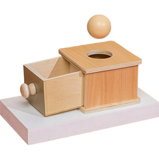 Shein Montessori Infant Wooden Toys Coin Ball Busy Drum Color Shape Pitch Box