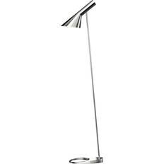 Louis Poulsen Golvlampor Louis Poulsen AJ Polished Steel Golvlampa 130cm