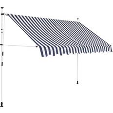 vidaXL 43222 - Blue and White Stripes 300x120cm