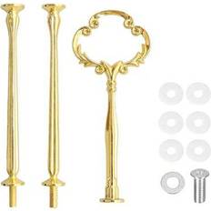 Gold Cake Stands Shein Set Of 3-Tier Gold Fortune-Shaped Cake Stand