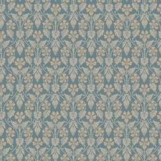 Boråstapeter Art Nouveau Tapete Nora von Boras 4535 blu