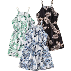 Shein Tween Girls 3pcs Set Loose Floral Printed Jumpsuit