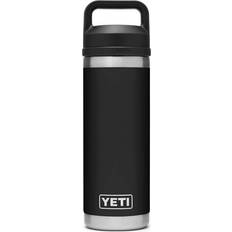 Yeti Rambler with Chug Cap Black Water Bottle 53.2cl
