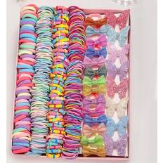 Hair Ties Shein 167pcs Girls Colorful Hair Scrunchies