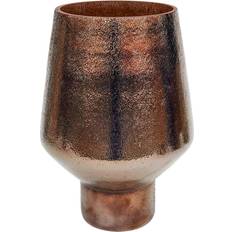 Ivyline Opulent Tall Curved Bronze Vase 25cm
