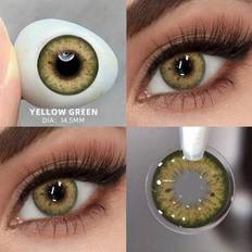 2 Pieces Gray Brown Color Contact Lenses