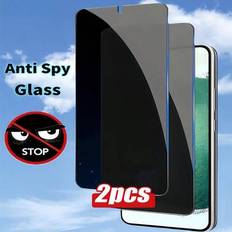 Screen Protectors Shein 2pcs Anti-Peep Tempered Glass Screen Protector