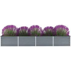Stål Odlingslådor vidaXL 44846 - Grey 80x320x45cm