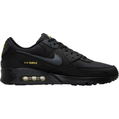 Herr - Nike Air Max 90 Skor Nike Air Max 90 M - Black/Anthracite/Buff Gold