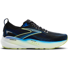 Brooks løbesko gts Brooks Glycerin GTS 22 M - Black/Cobalt/Neo Yellow