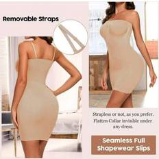 Shein Full Body Shaper Strapless Slip Dress - Tummy Control