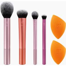 Real Techniques Everyday Essentials Makeup Brush Set - Rosa