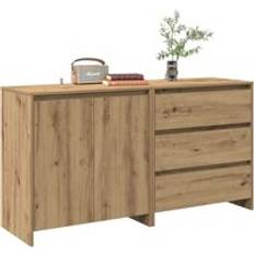 2 Piece Artisan Oak Brown