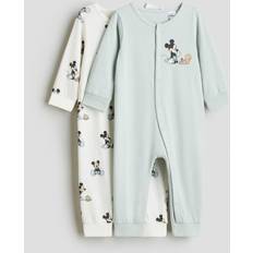 H&M Turquesa Mickey Mouse Pack 2 Pijamas - Turquesa Claro/Mickey