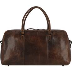 Greenburry Newport Weekender Travel Bag Leather - Brown