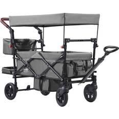 VEVOR Wagon Stroller for 2 Kids Collapsible