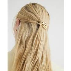 Gold Hair Clips River Island Womens Gold Knot Hair Clip One Size