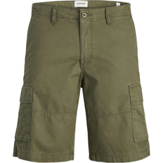 Jack & Jones Gröna Shorts Jack & Jones Jpstcole Mateo Cargo Short MID Herr Shorts Olive Night