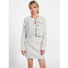 Guess Eco Annamaria Tweed Jacket - White