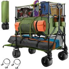 Utility Wagons Suteck 54 Double Decker Foldable Wagon Cart 550L