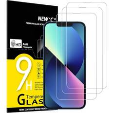 Skärmskydd iphone 13 New'C 3 Pack Glass Screen Screen Protector iPhone 14 13 Pro