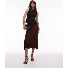 & Other Stories Skirts & Other Stories Satin Wrap Skirt Brown