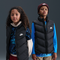 M Polstrede veste Børnetøj Nike All Day Play Therma-FIT Dynevest Med Løs Pasform - Sort