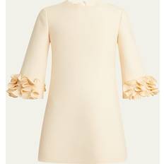 Valentino Klänningar Valentino Crepe Couture Short Dress Woman - Nude