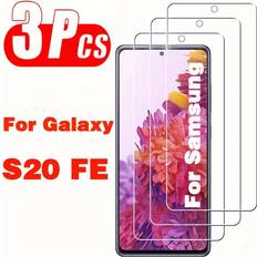 Temu 3pcs Tempered Glass Screen Protector Galaxy S20 Fe S20 Fe 5g
