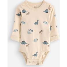 Beige Bodysuits Lindex Long-sleeved Bodysuit
