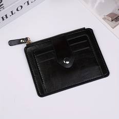 Temu Leather Card Holder Wallet For Men - Multi-functional