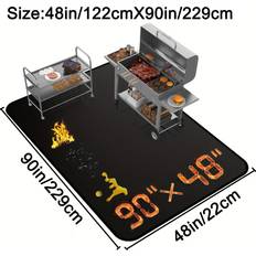Grill Mats on sale Temu Large Fireproof Glass Fiber Grill Mat