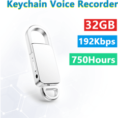 Voice Recorders & Handheld Music Recorders Shein Digital Recorder S20+ Keychain Voice Recorder