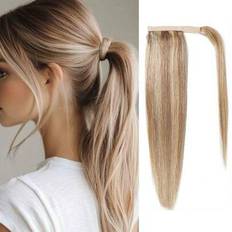 Real Hair Ponytails Shein Blonde Ponytail Extension Human Hair Wrap