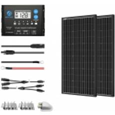 Solar Panels ACOPower 12V 24V 200W Monocrystalline Solar RV Kit