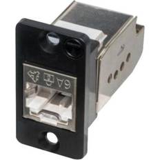 Ethernet, Data & Phone Outlets RJ45 Cat6a Shielded Panel Mount Socket