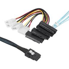Bolwins P47c Mini SAS 36P SFF-8087 to 4x 29pin Molex Cable