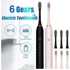 4pcs IPX7 Waterproof Electric Toothbrush Set